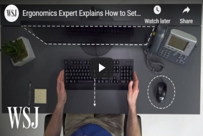 Wall Street Journal: Ergonomic remote working